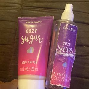 Used lotion and perfume